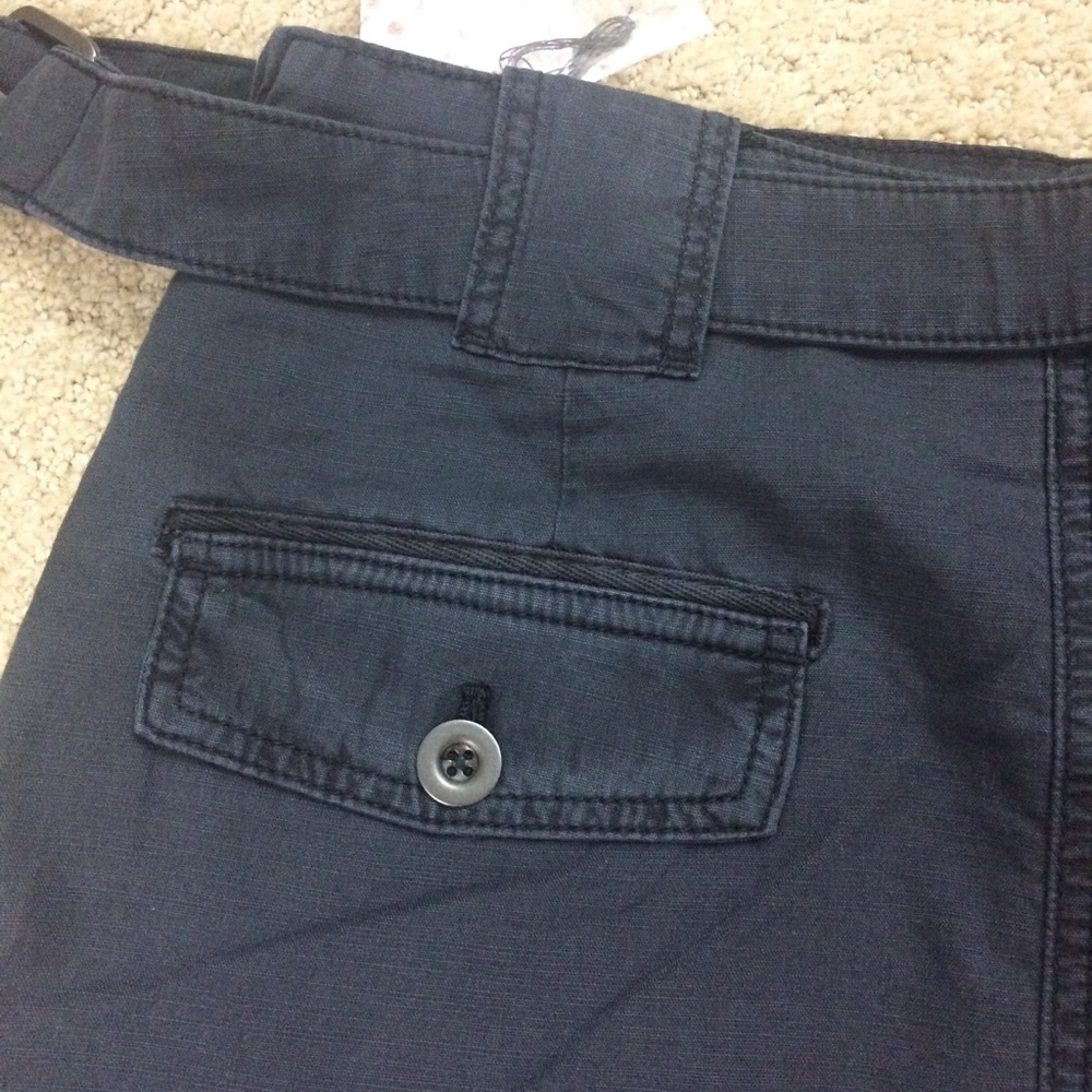 Free People Cargo-Style Skirt Buckles Pockets - Picture 7 of 8